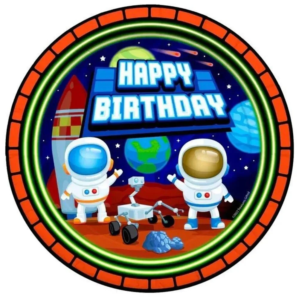 Outer Space Ship Galaxy Astronaut Birthday Party Decorations Tableware‎ Supplies